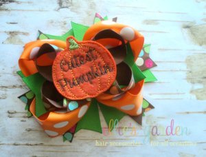 Cutest Pumpkin Girl's Boutique Bow