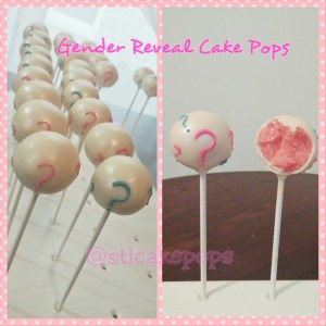 Gender Reveal Cake Pops