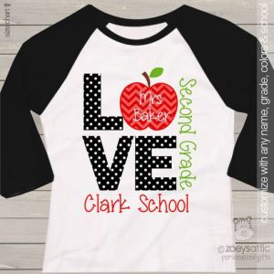 Love School Teachers Personalized Shirt
