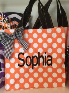 Personalized Trick or Treat Halloween Bag